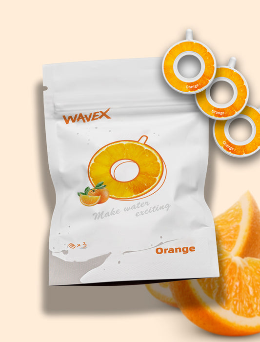 Orange pods with flavor taste buds